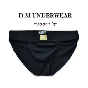D.M Mens underwear briefs Low Waist Sexy Solid Color