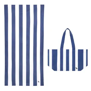 Dock & Bay Beach Towel   Bag - Bundle - Whitsunday Blue