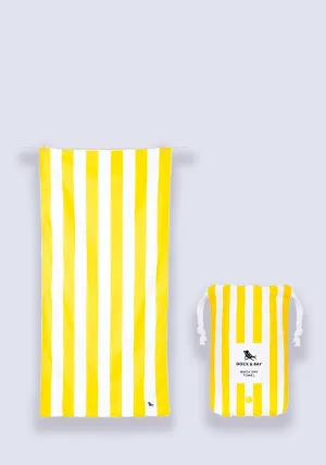 Dock & Bay Cabana Beach Towel Boracay Yellow - Large