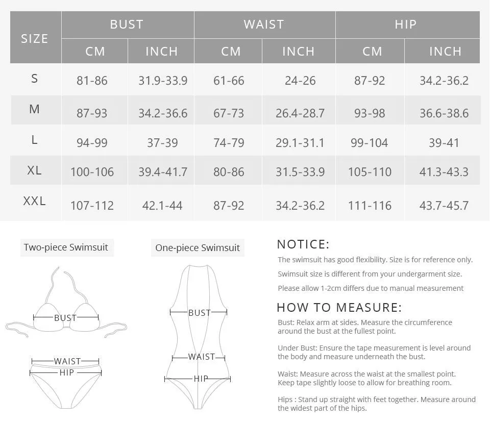 Double Color One Shoulder Bikini