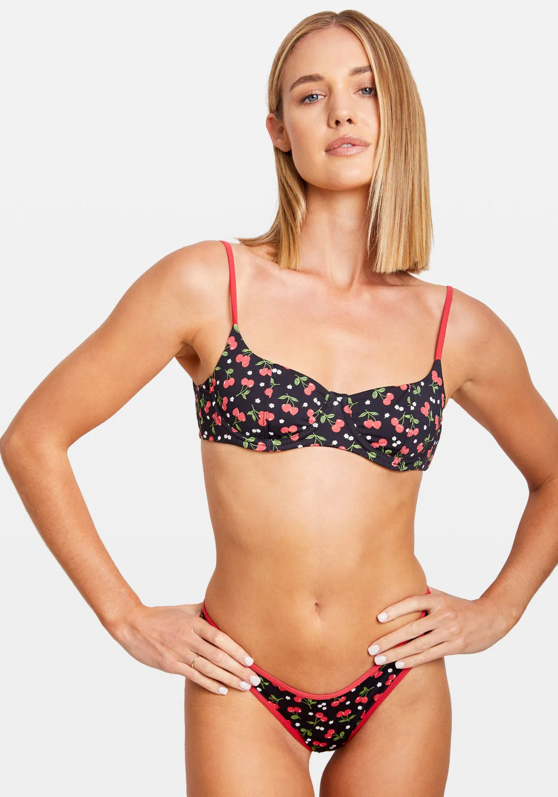 DOVE BOTTOMS CHERRY HEARTS PRINT