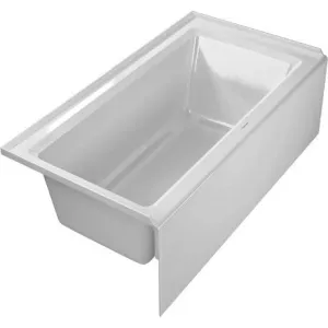 Duravit Bathtub With Tile Flange And Apron 60x32, LH, White (19 1/4") - 700354000000090