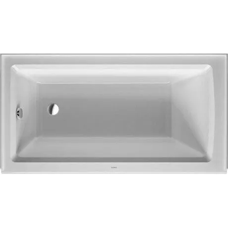 Duravit Bathtub With Tile Flange And Apron 60x32, LH, White (19 1/4") - 700354000000090