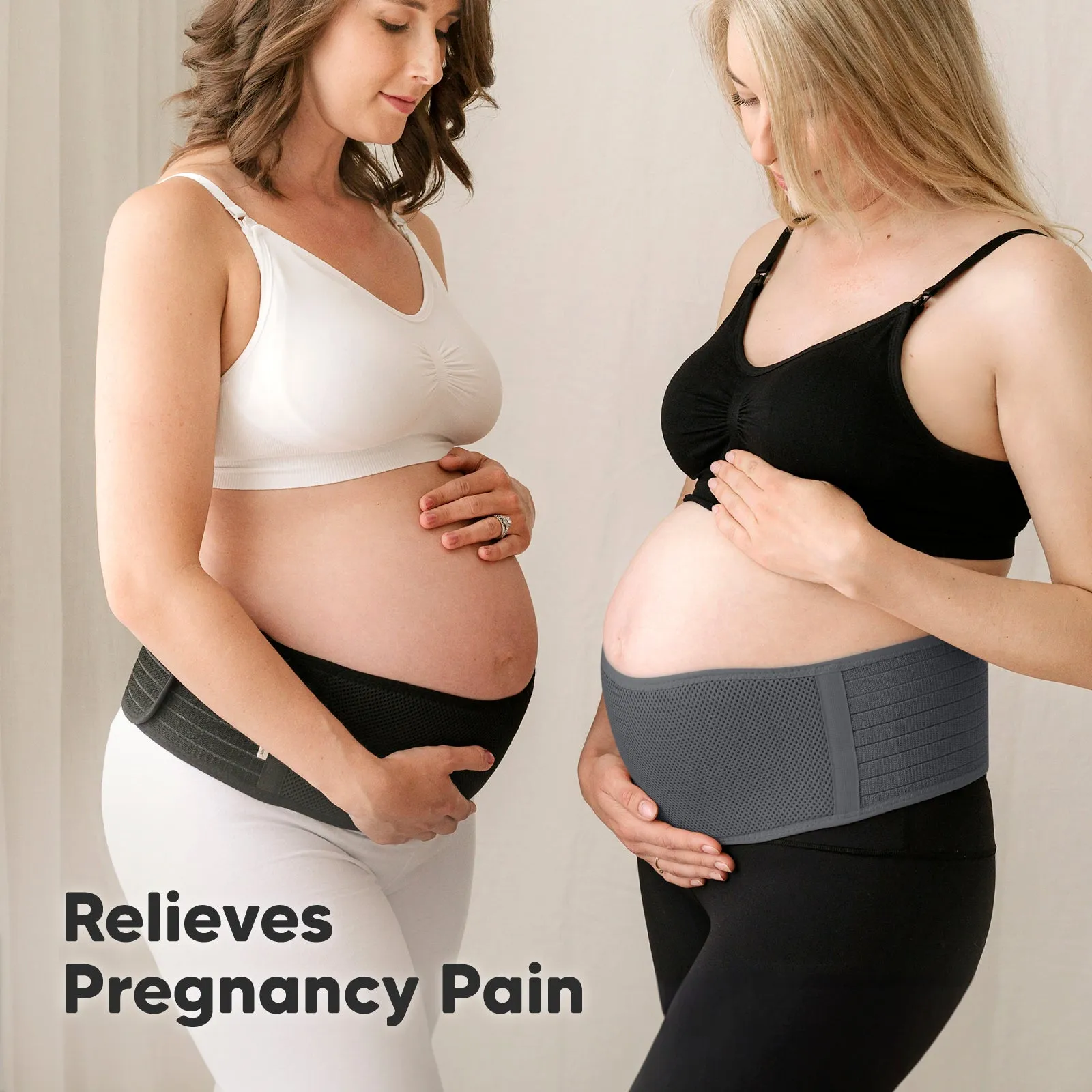 Ease Maternity Support Belt (Mystic Gray, Medium/Large)