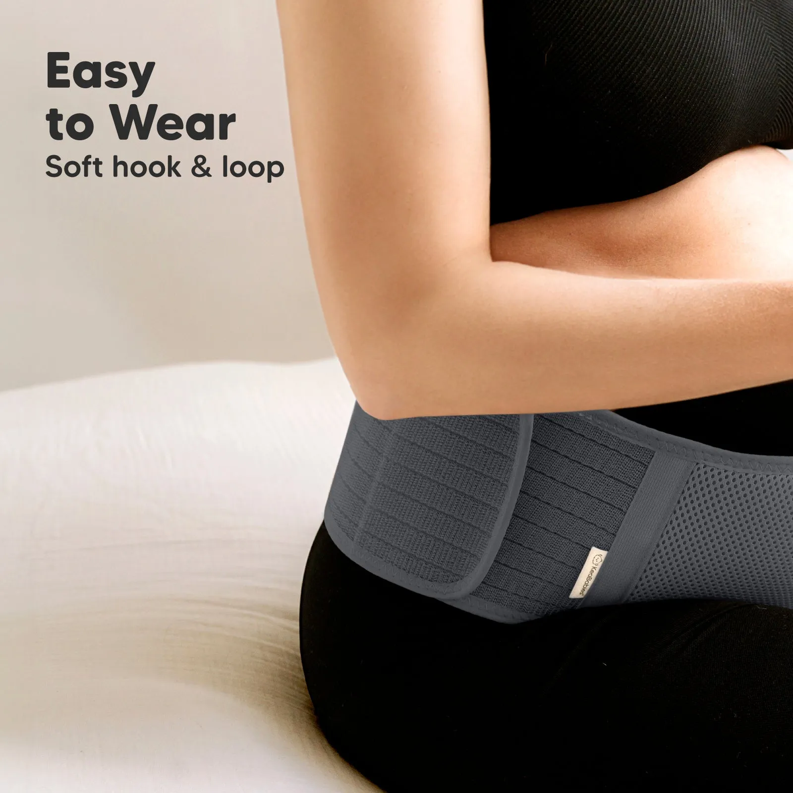 Ease Maternity Support Belt (Mystic Gray, Medium/Large)