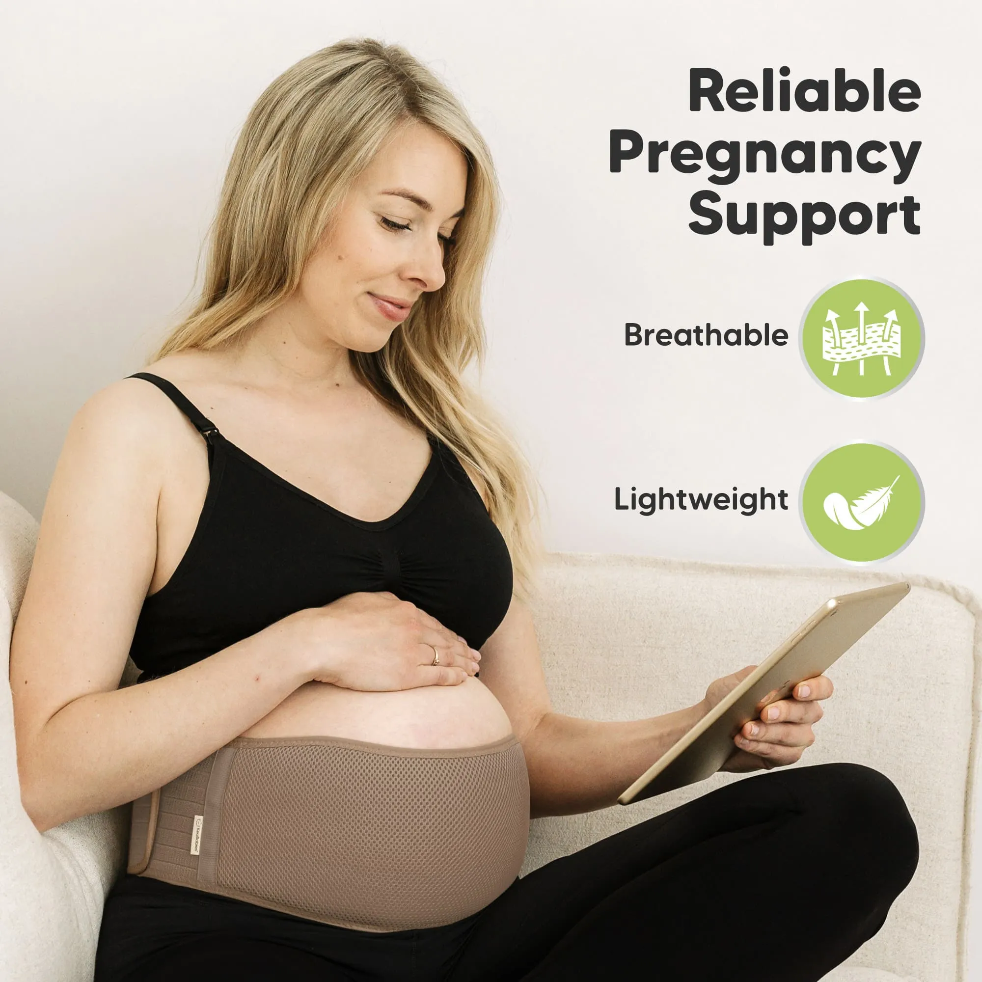 Ease Maternity Support Belt (Warm Tan)