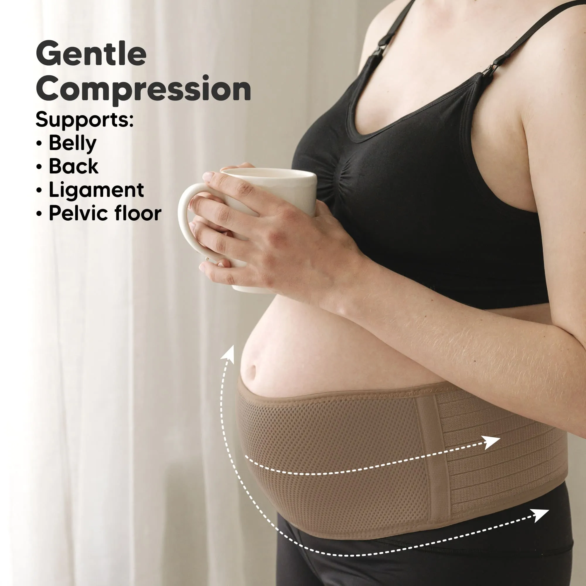 Ease Maternity Support Belt (Warm Tan)
