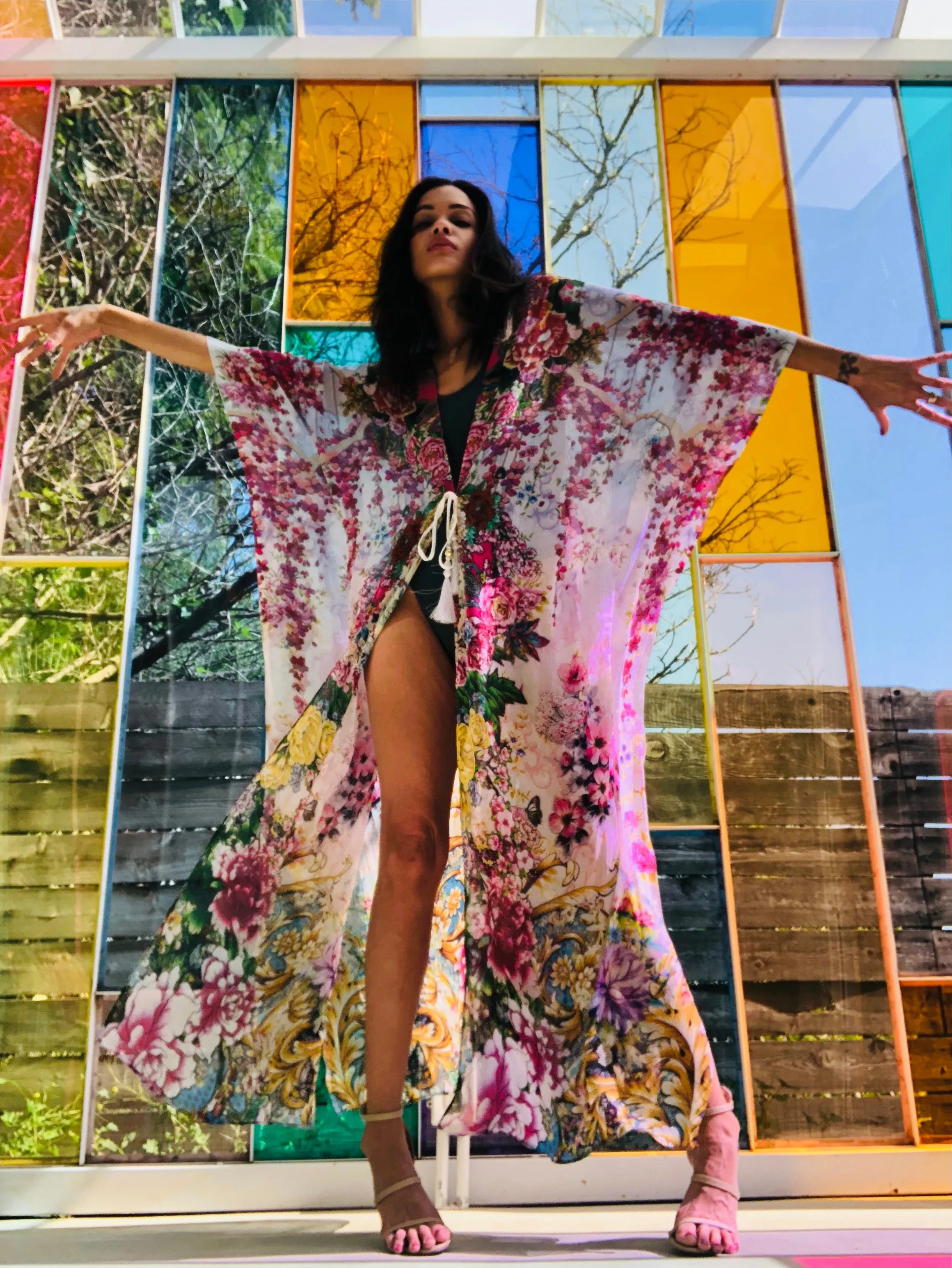 Eden's Garden - Side Drape Kaftan