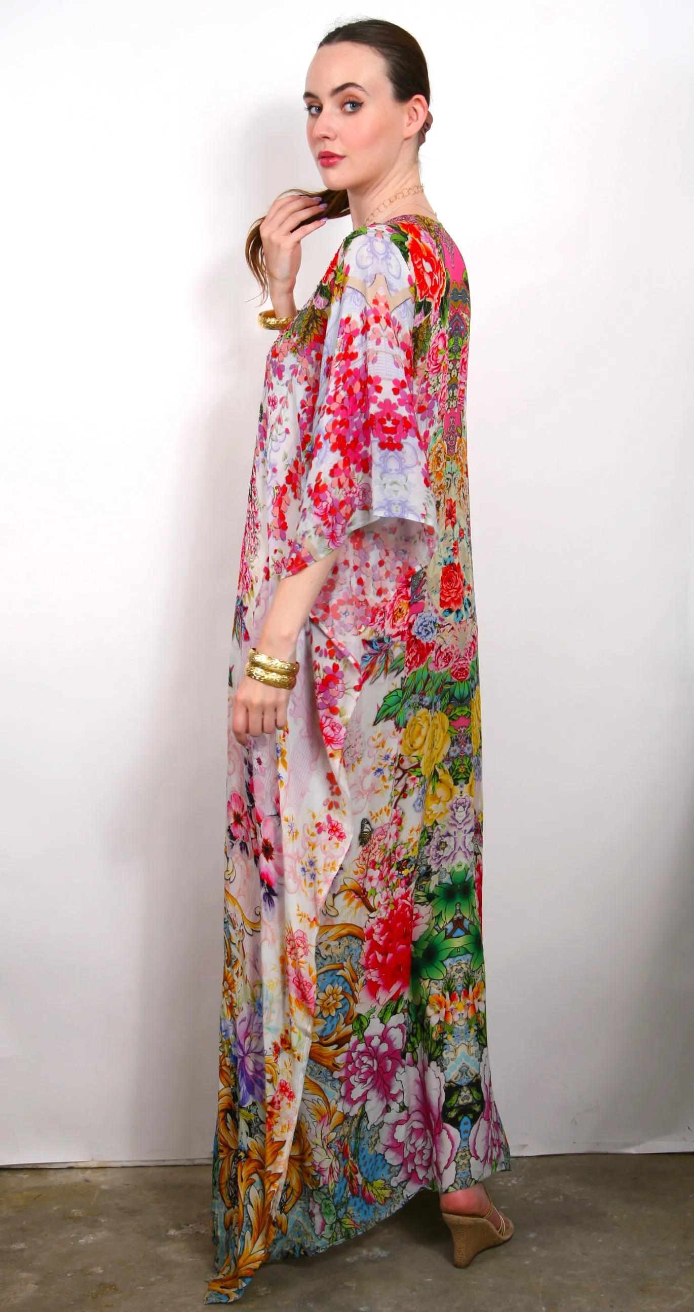 Eden's Garden - Side Drape Kaftan