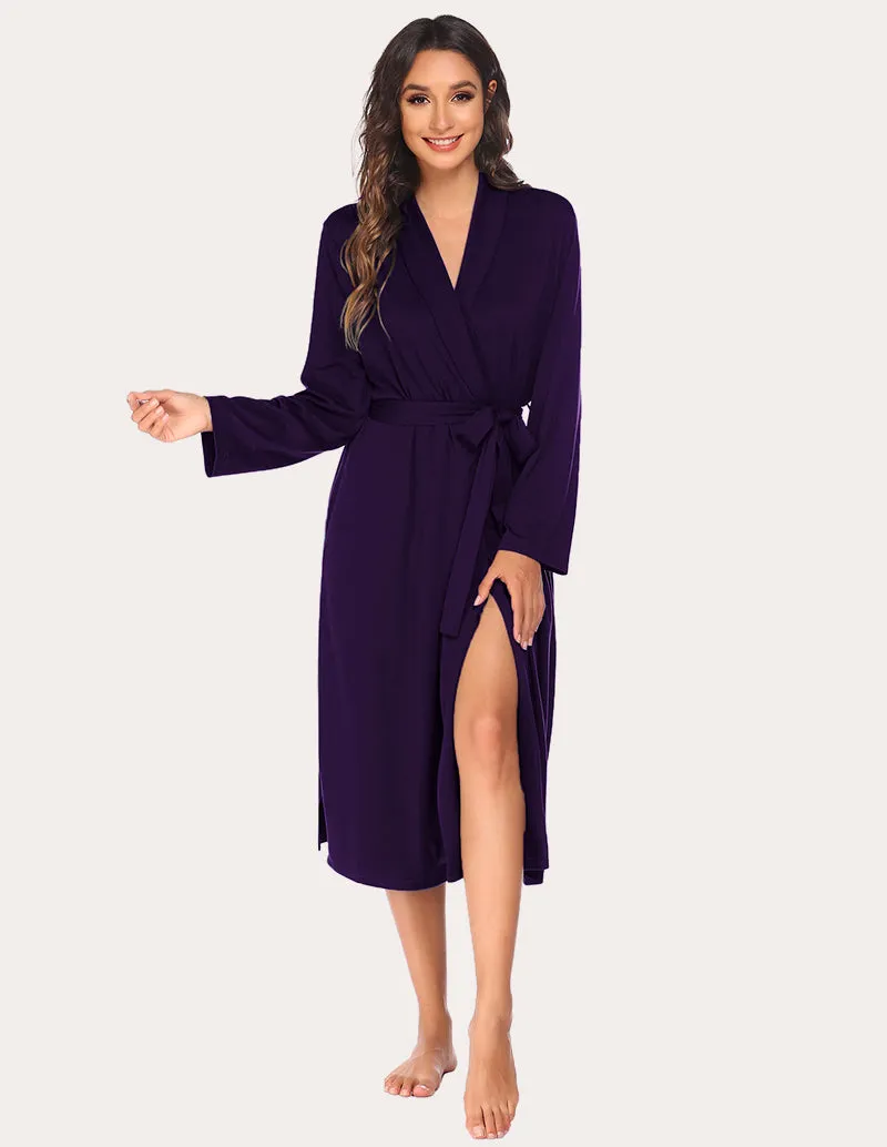 Ekouaer Soft Knit Kimono Bathrobe (US Only)