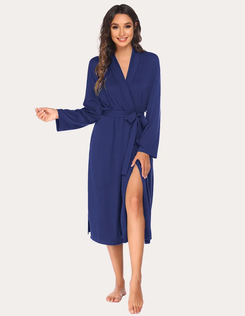 Ekouaer Soft Knit Kimono Bathrobe (US Only)