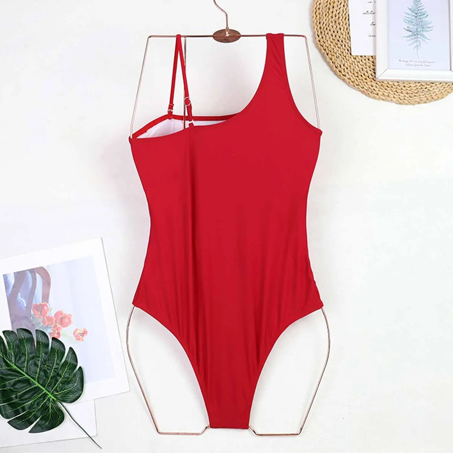 Elegant Backless Bathing Suits for Women Tummy Control Mesh Swimsuits High Waisted One Piece Swimwear