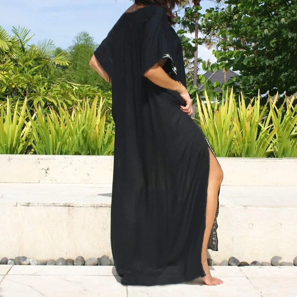 Embroidery Bikini Cover Up