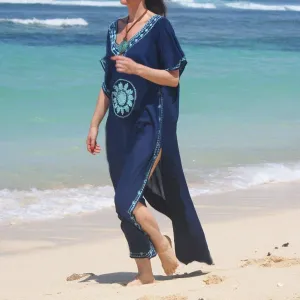 Embroidery Bikini Cover Up