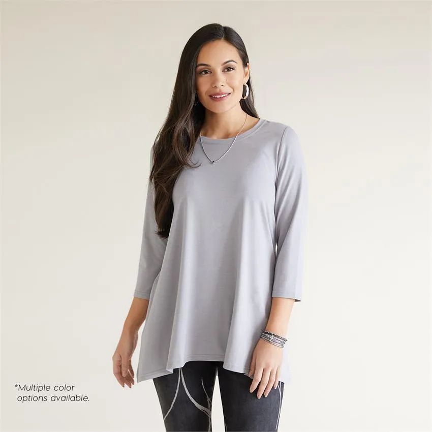 Essential Tunic  - Storm Grey - Final Sale
