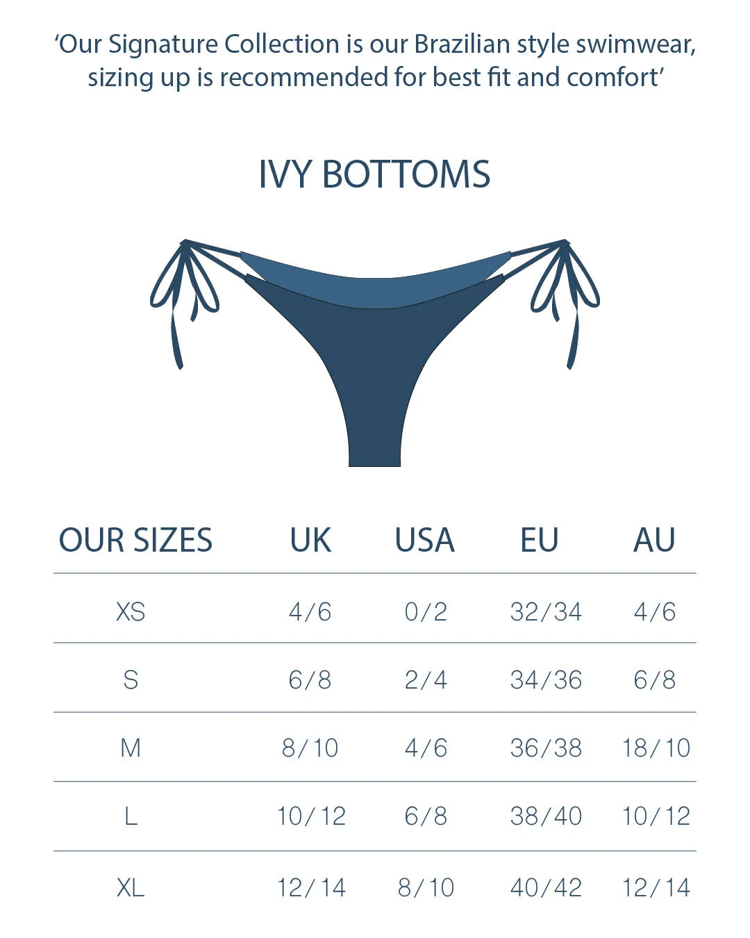 Eva Bottoms - Navy Blue