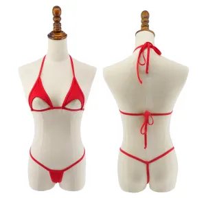 Extreme Wild Micro Bikini Set Sunbath Beach Swimming Costumes Swimwear G-String Swimsuit