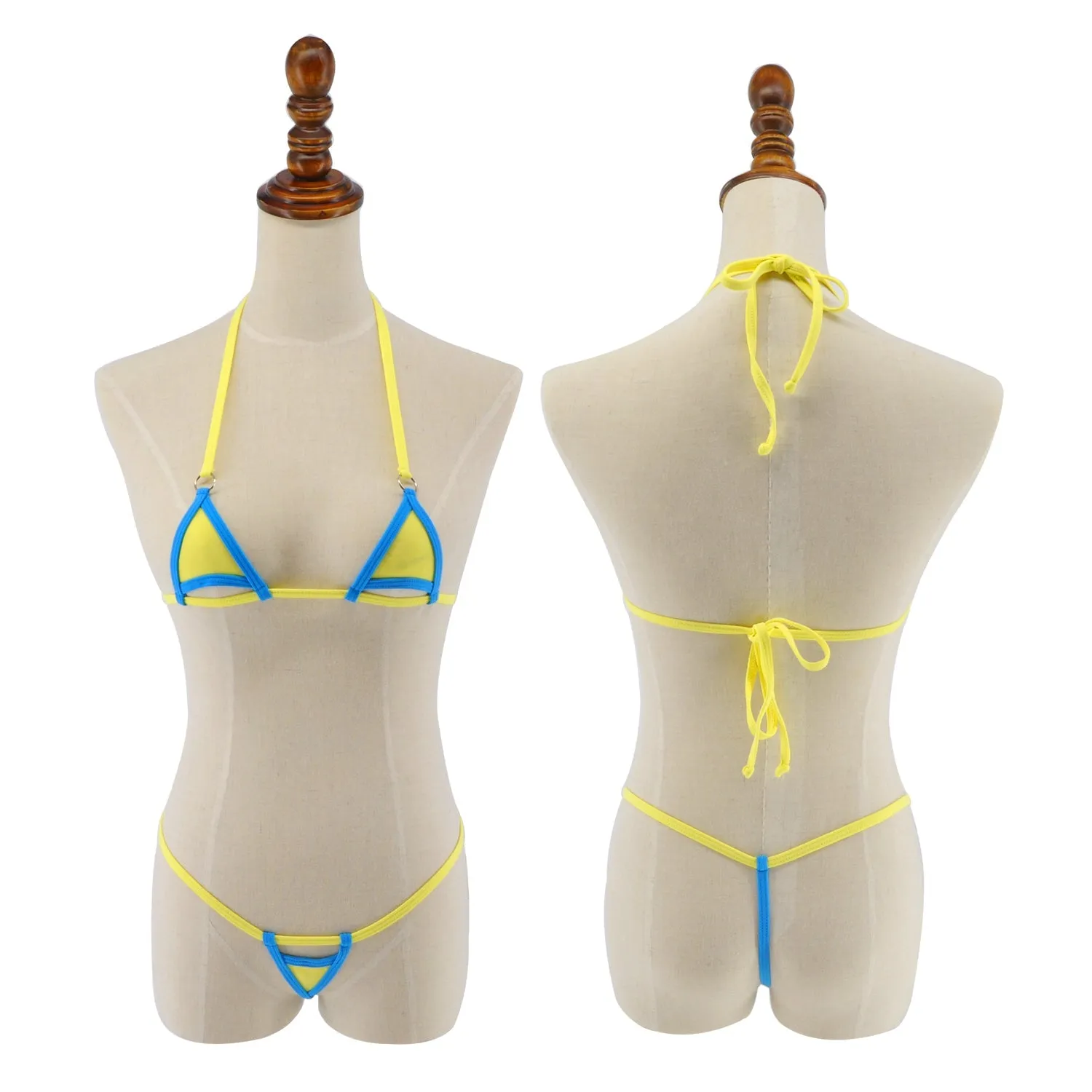 Extreme Wild Micro Bikini Set Sunbath Beach Swimming Costumes Swimwear G-String Swimsuit