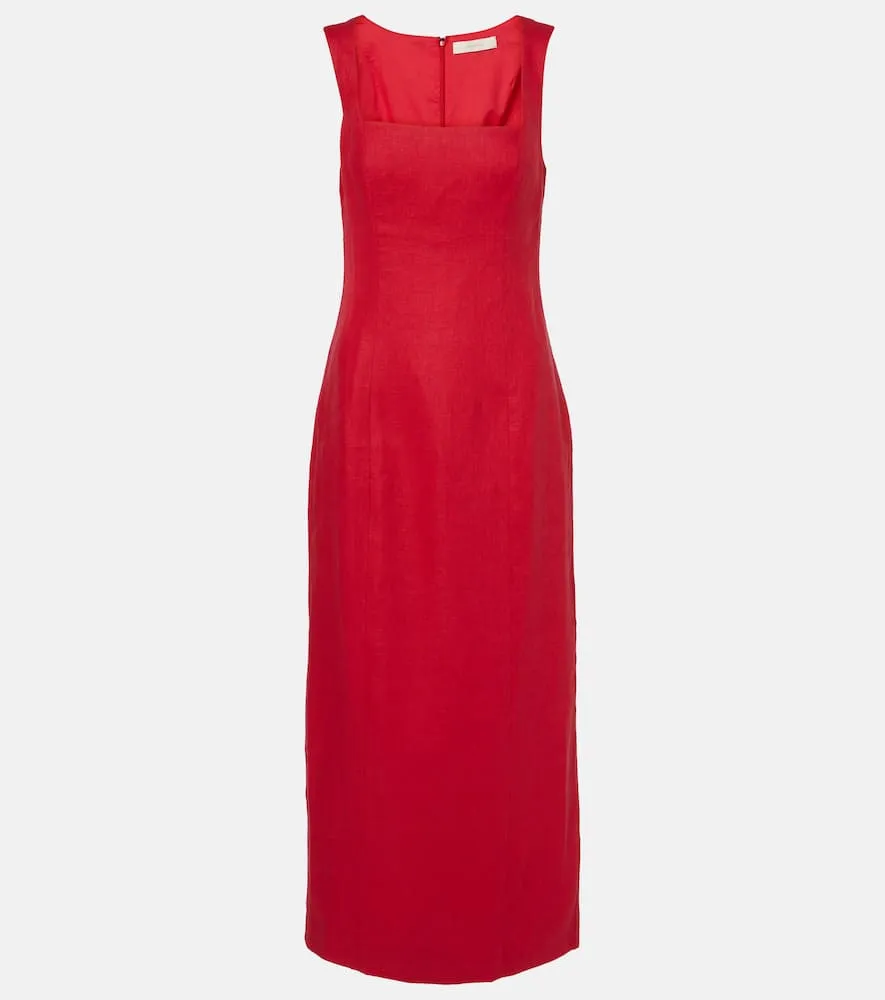 Faithfull Felice linen maxi dress