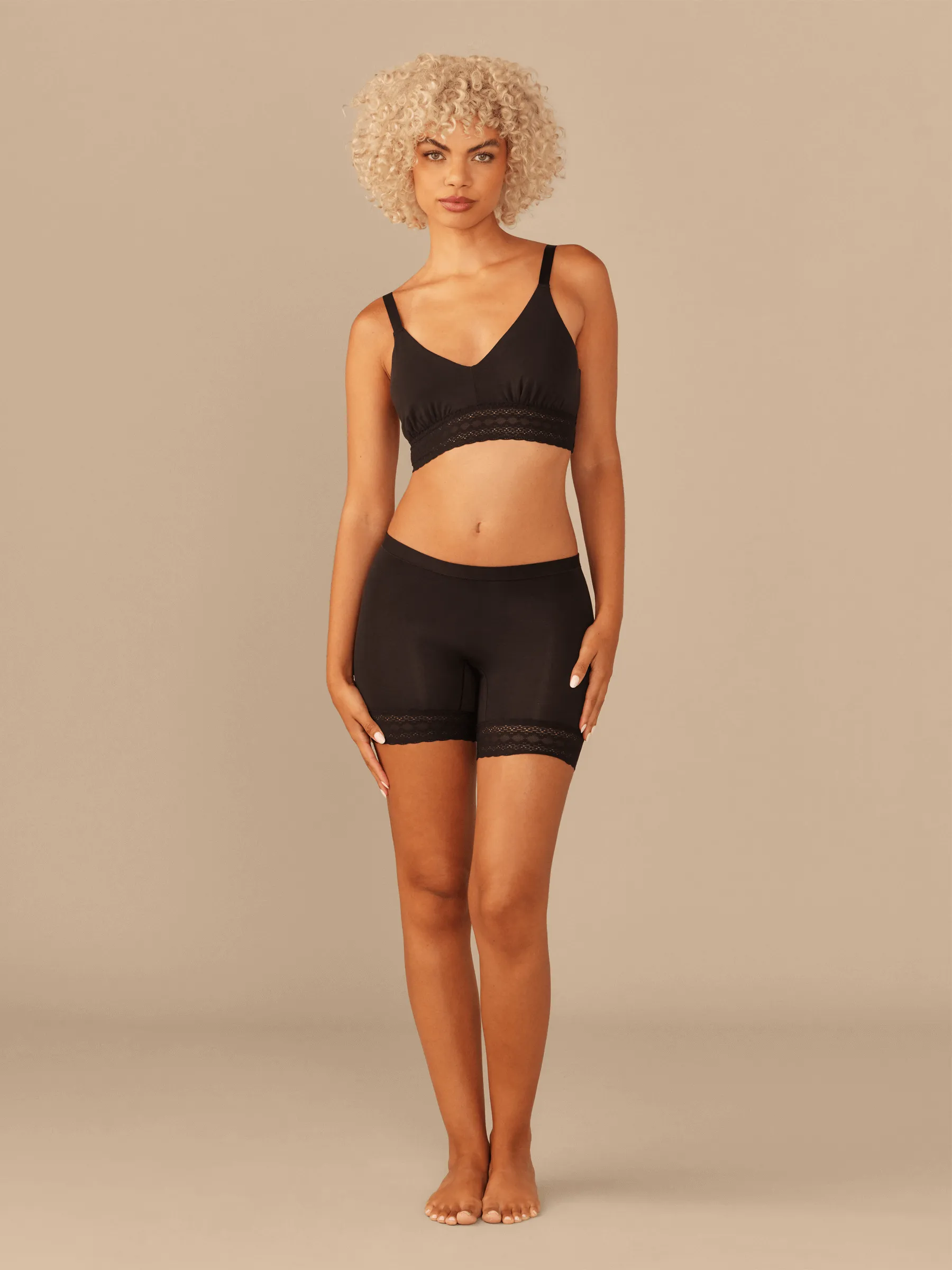 FeelFree Lace Long Boyshort | Papaya Party