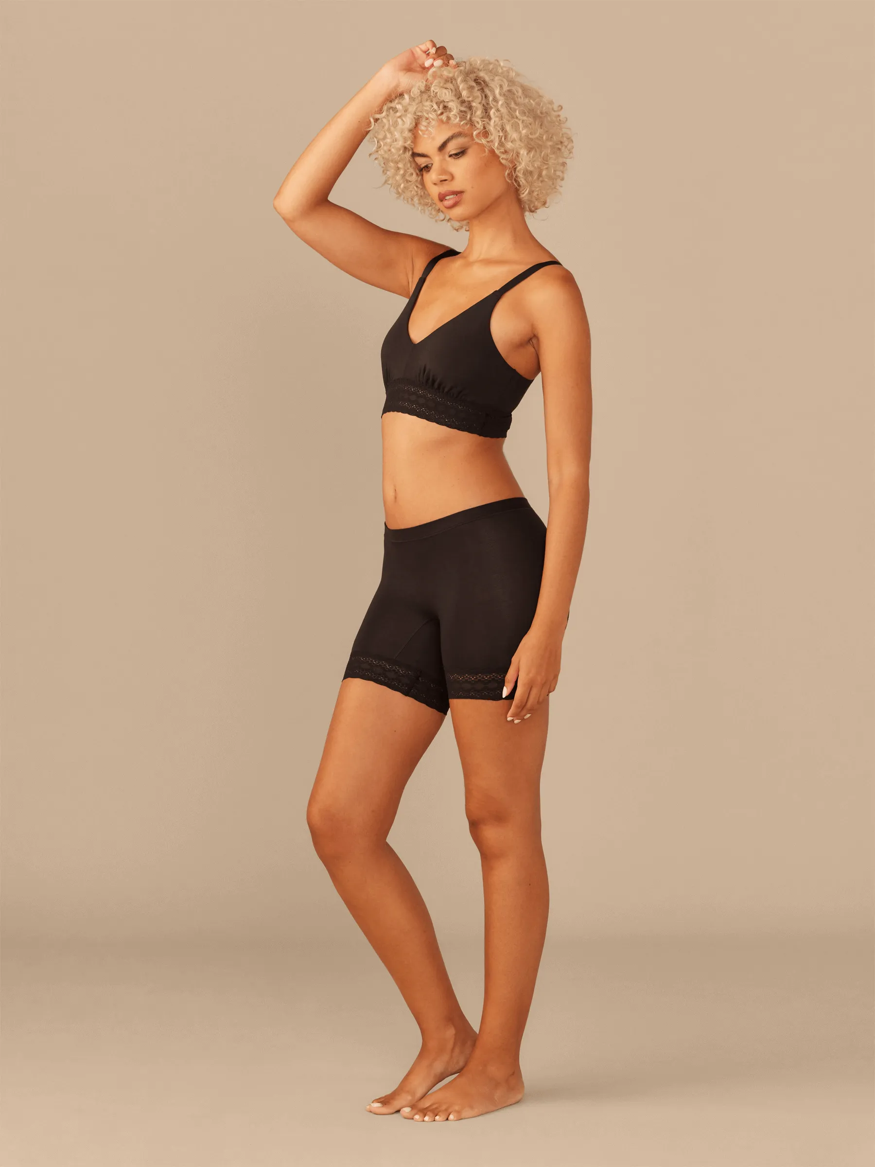FeelFree Lace Long Boyshort | Papaya Party