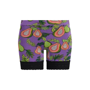 FeelFree Lace Long Boyshort | Papaya Party