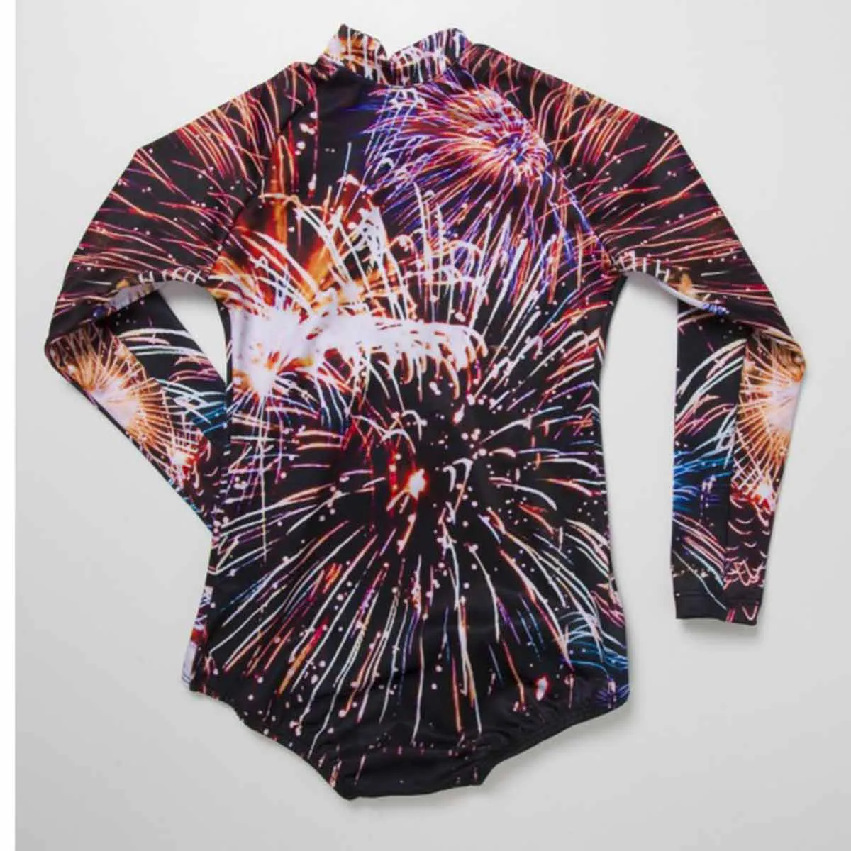 FIREWORKS LONG SLEEVE SWIMSUIT