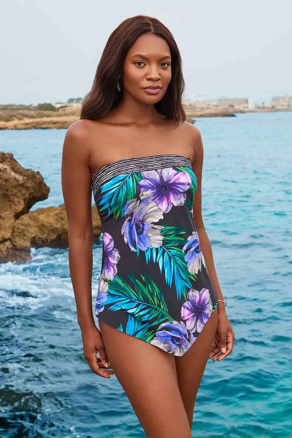 Flora Aura Hankini Tankini Top