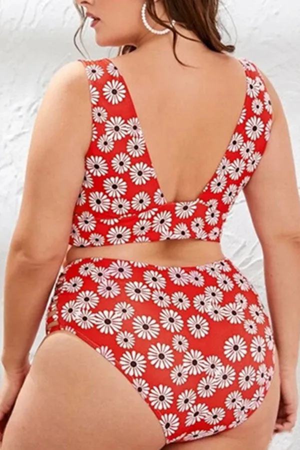 Floral Print Girly Bikini