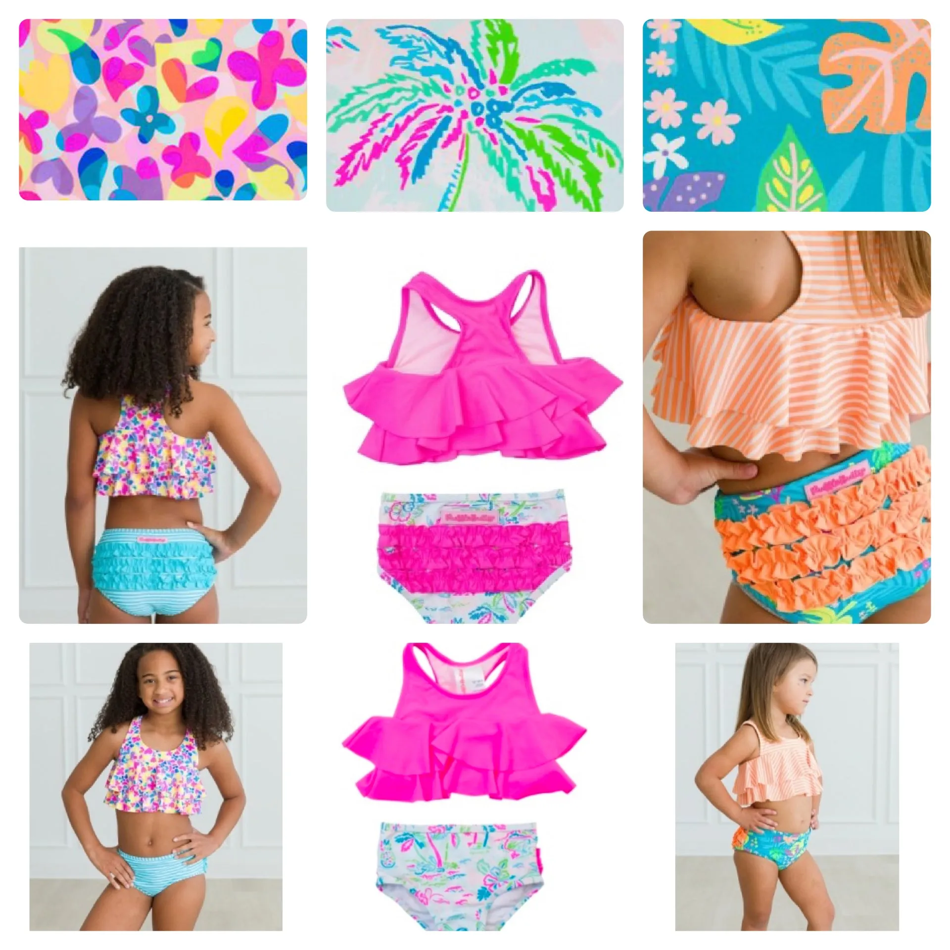 Flounce bikinis