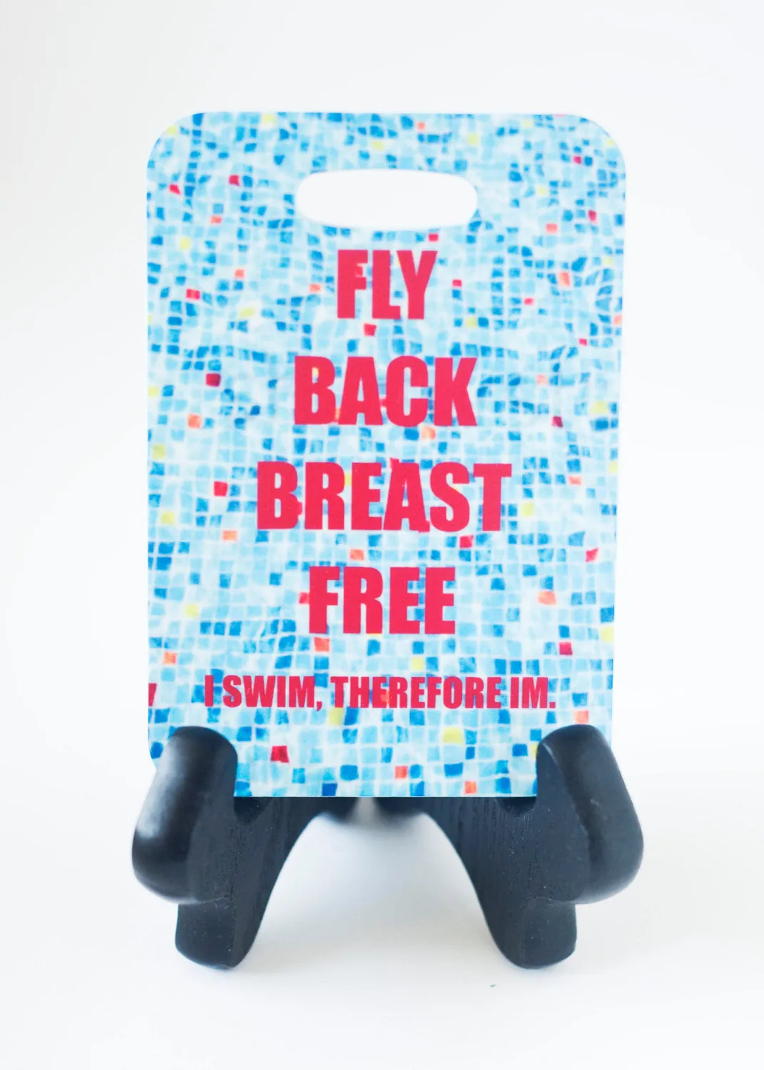 Fly Back Breast Free Swim Bag Tag