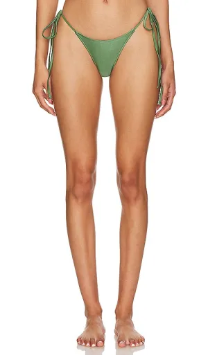 Frankies Bikinis Divine Bottom in Dark Green