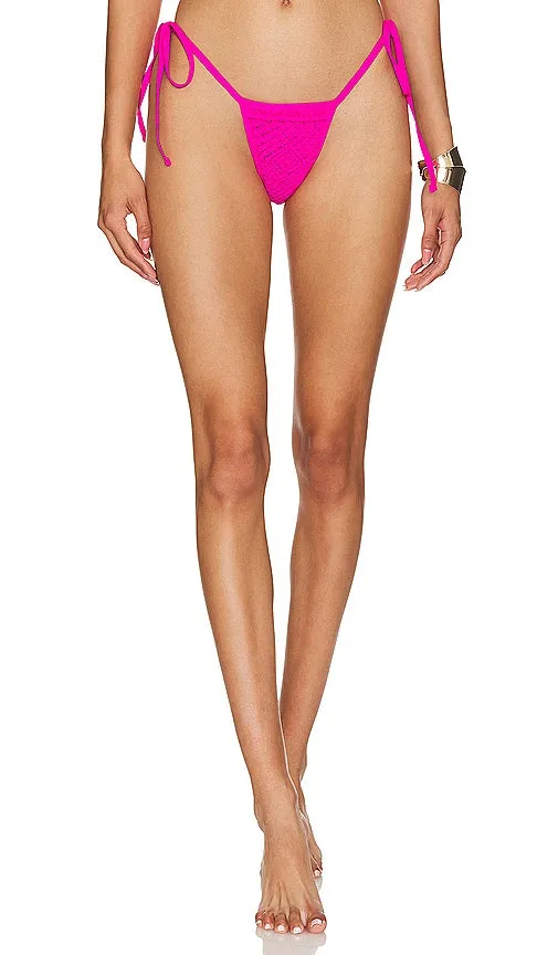 Frankies Bikinis Naia Bottom in Fuchsia