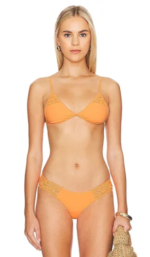 Frankies Bikinis Tanner Top in Orange