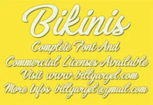 Free Bikinis Font