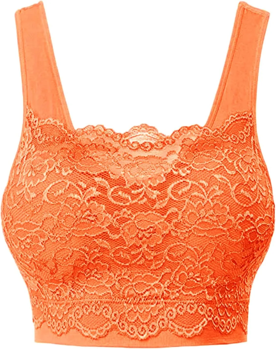 Full Coverage Bras for Women Comfort Lace T Shirt Bras Lightly Lined Beauty Back Smoothing Hides Back Fat Bralette
