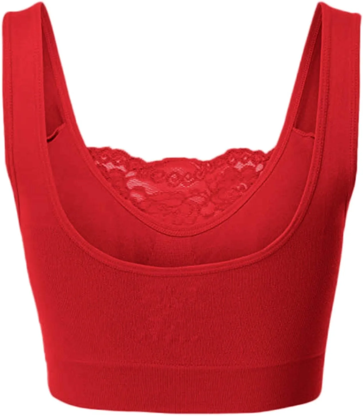 Full Coverage Bras for Women Comfort Lace T Shirt Bras Lightly Lined Beauty Back Smoothing Hides Back Fat Bralette