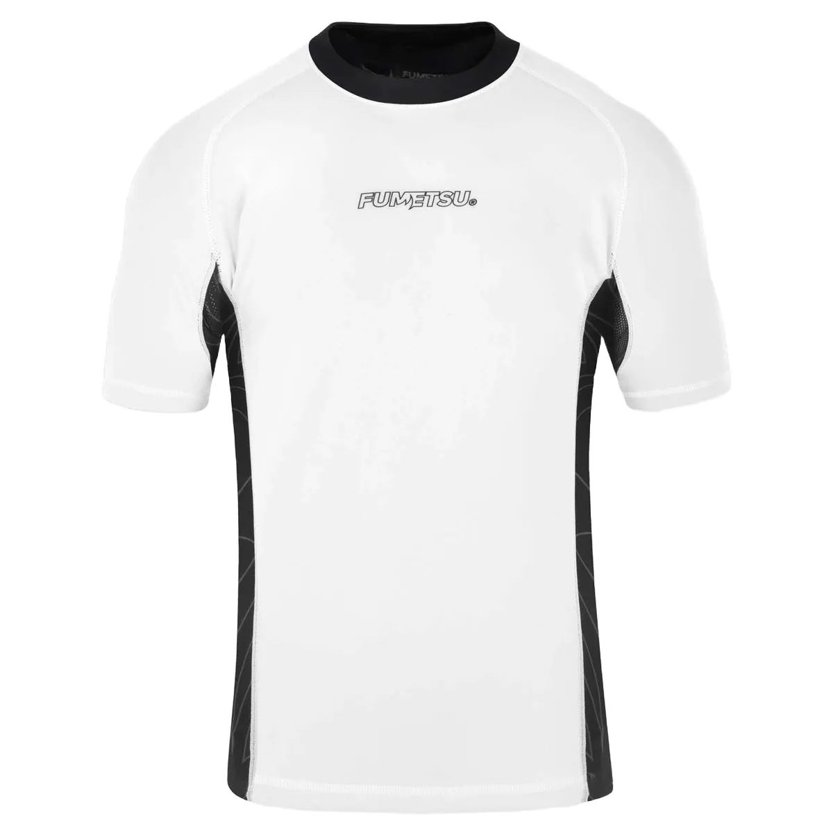 Fumetsu Icon Short Sleeve Rash Guard White/Black