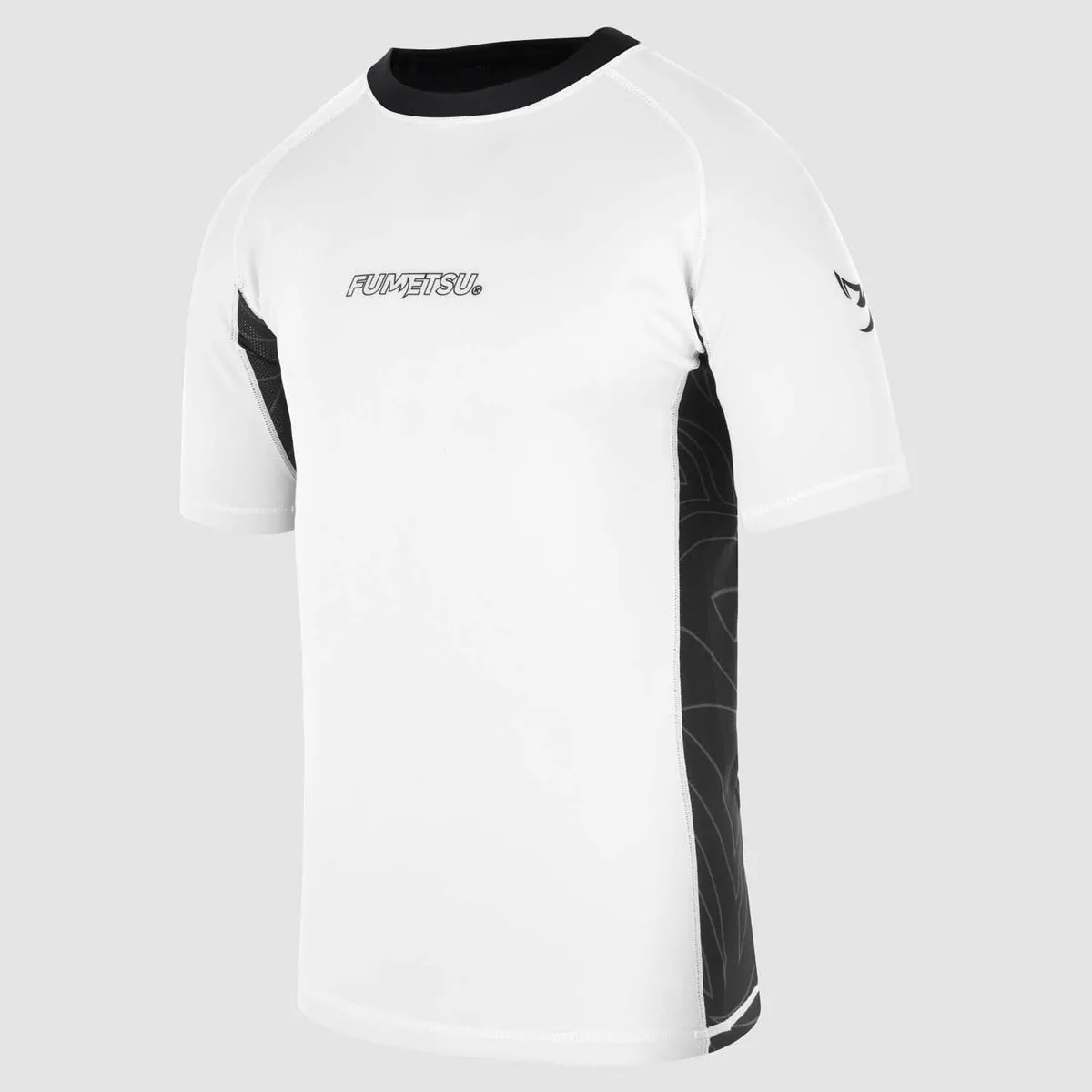 Fumetsu Icon Short Sleeve Rash Guard White/Black