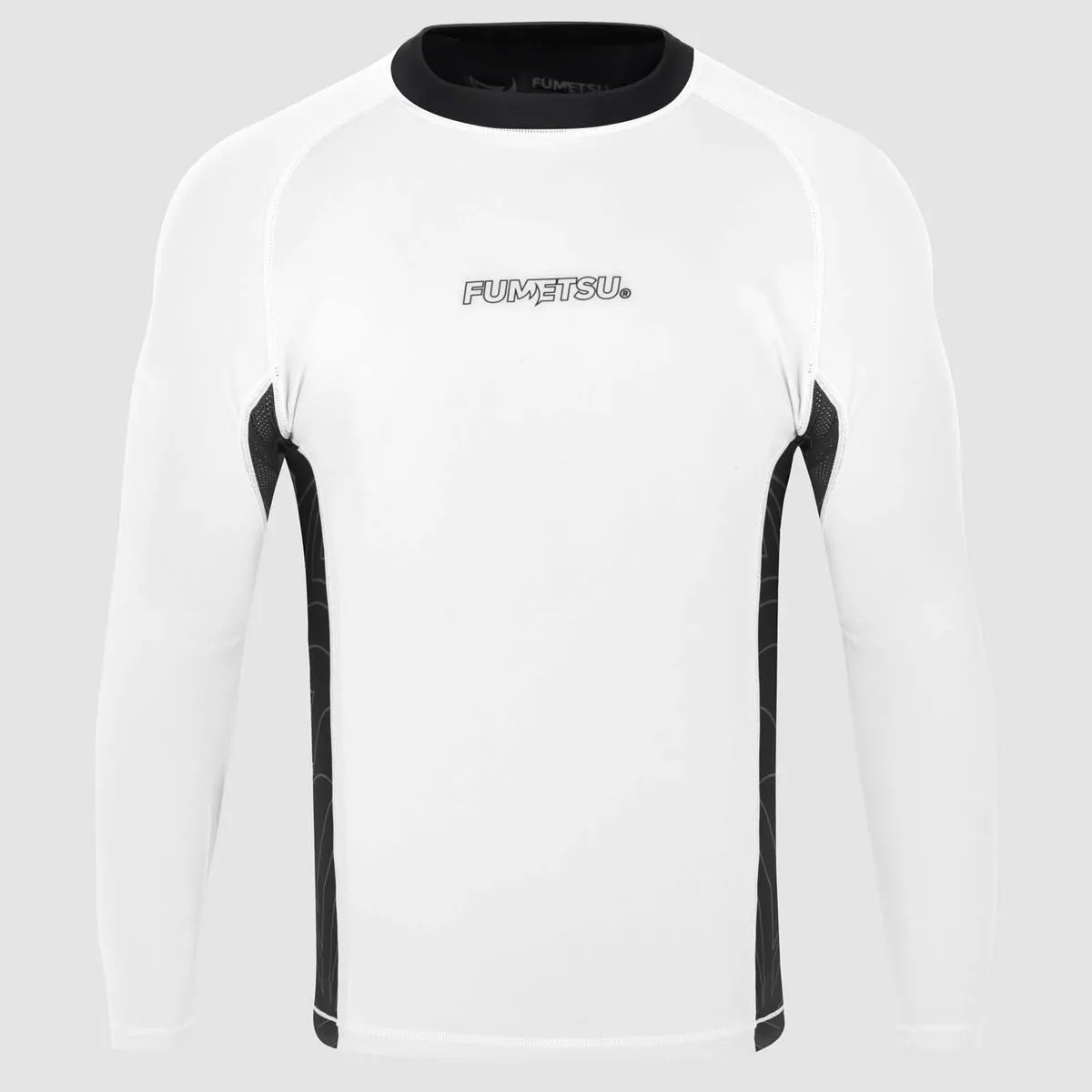 Fumetsu Icon Womens Long Sleeve Rash Guard White/Black
