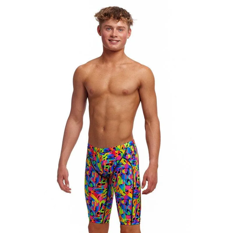 Funky Trunks Boy's Training Jammers | Colour Funk