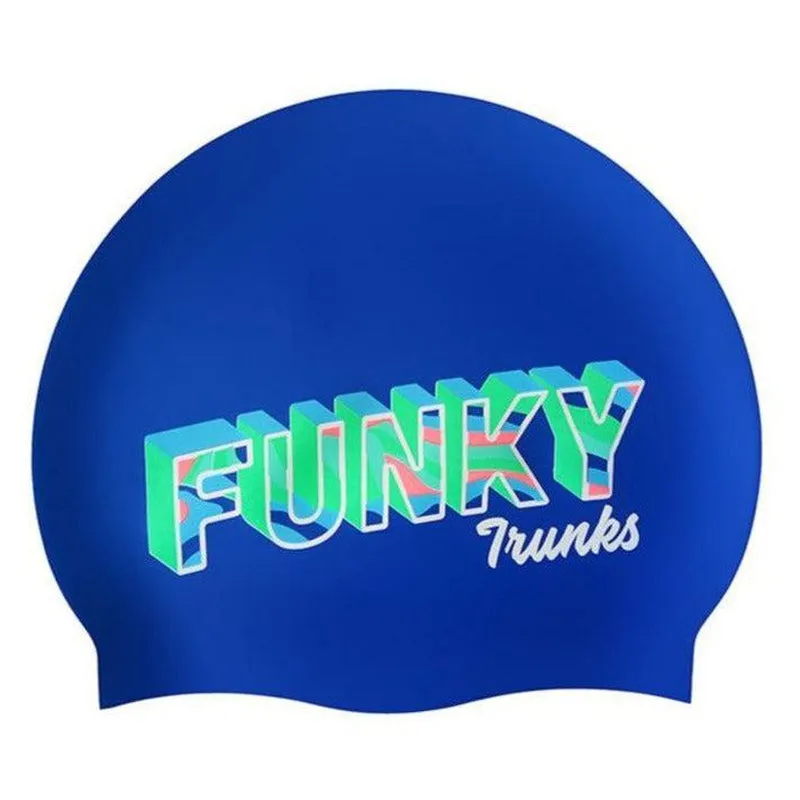 Funky Trunks Silicone Swim Cap | Beach Bum