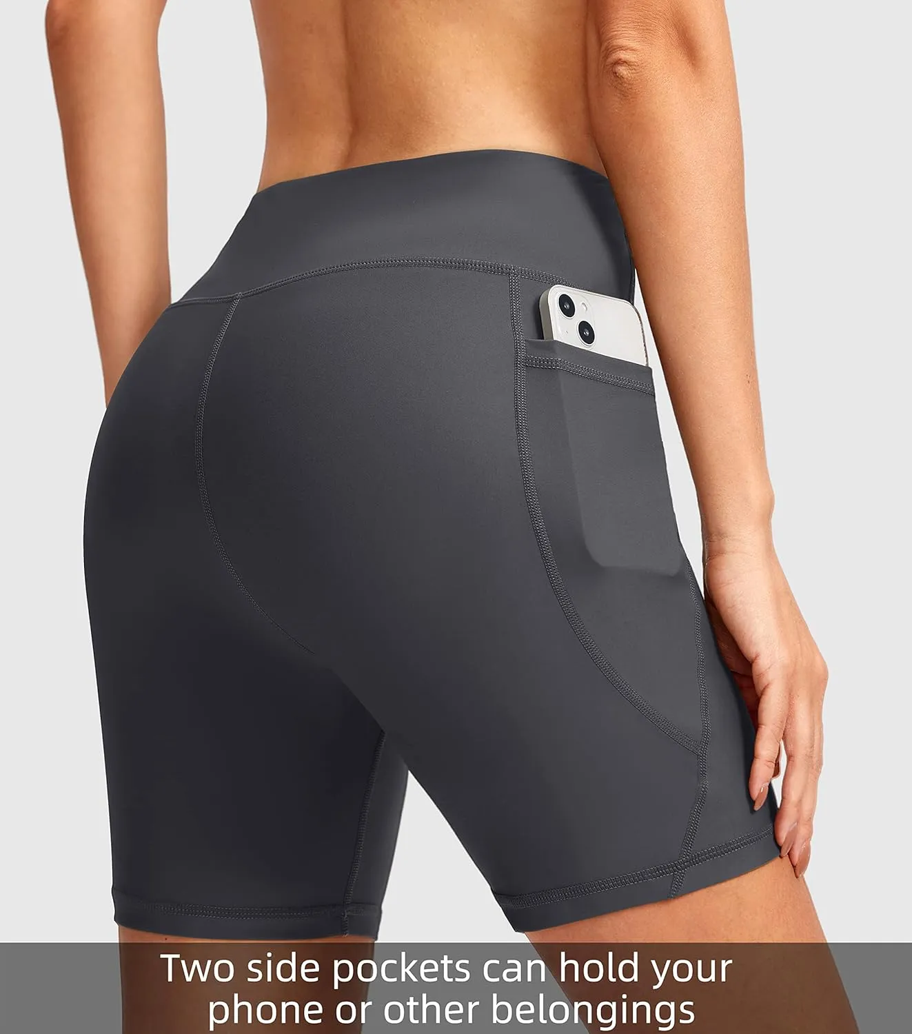 G Gradual Women's 6" High Waisted Swim Board Shorts Tummy Control Quick Dry Bathing Bottoms for Women with Panty Pockets