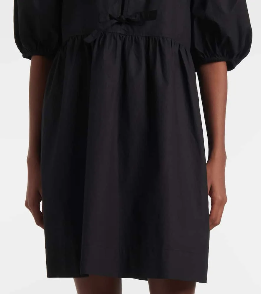 Ganni Cotton poplin minidress