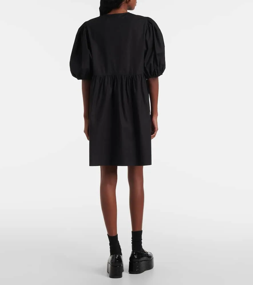 Ganni Cotton poplin minidress