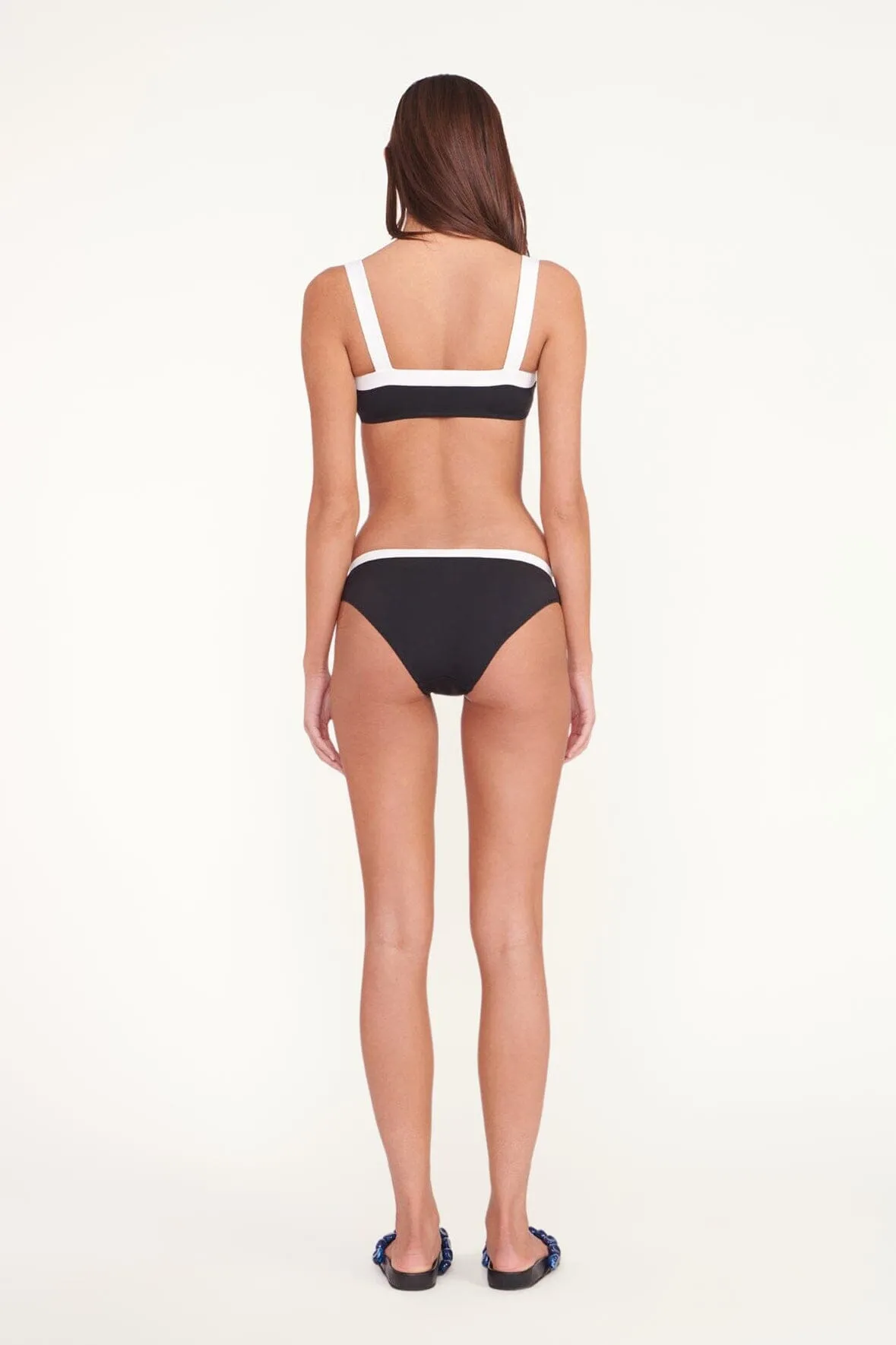 GEMMA BIKINI BOTTOM | BLACK WHITE