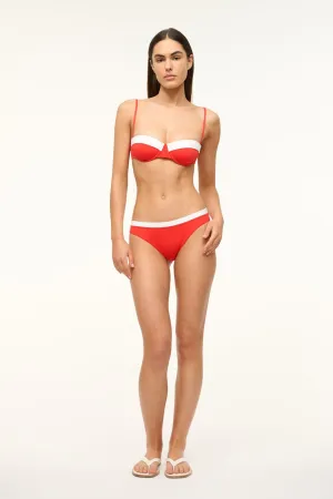 GEMMA BIKINI BOTTOM | RED WHITE