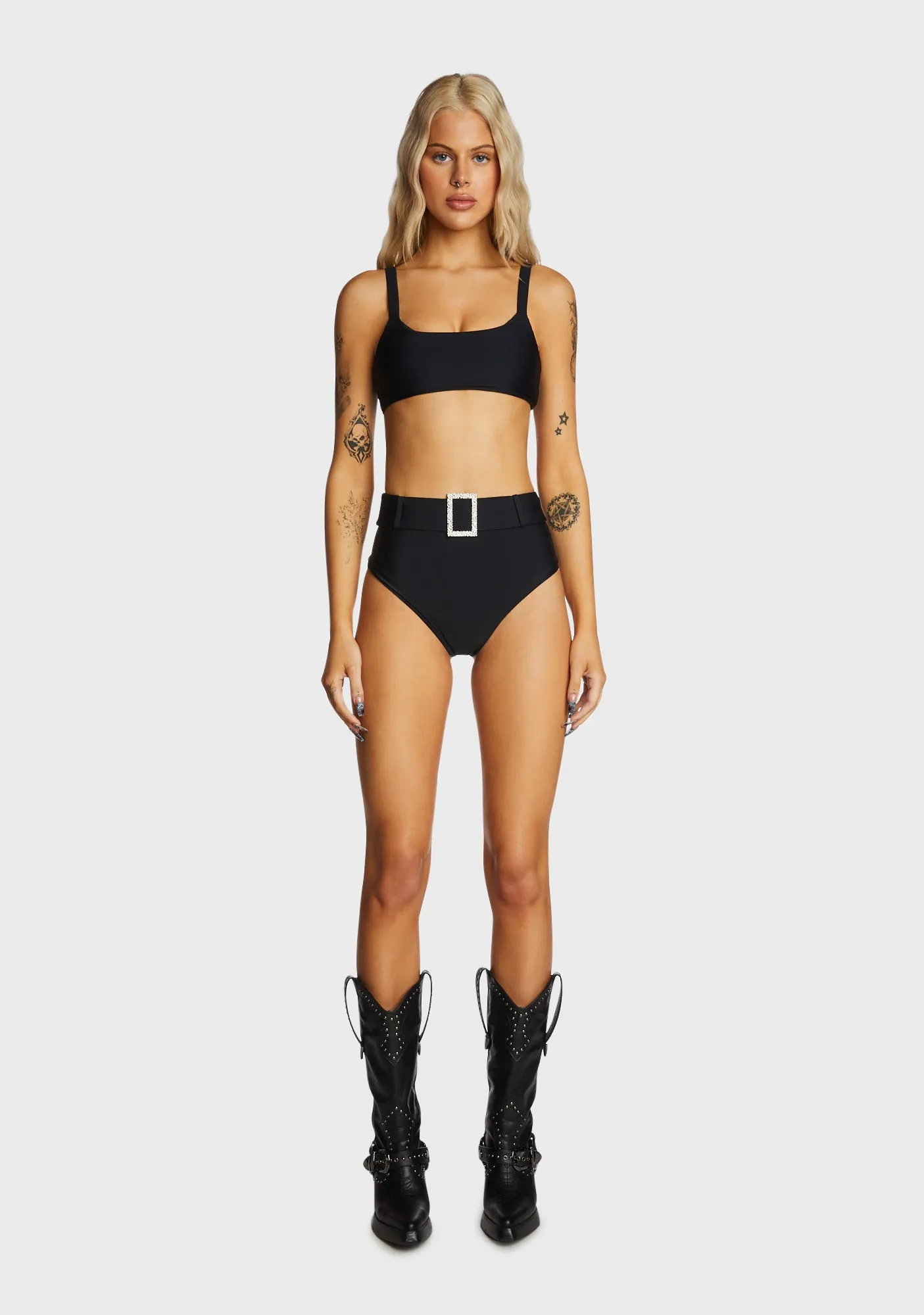 Girl Posse Bikini Set - Black