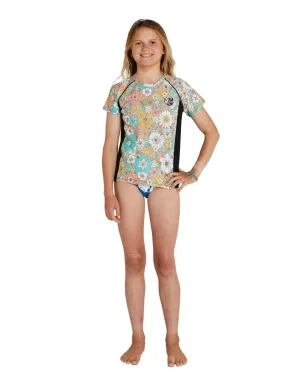 Girls Bahia Uv Ss Rash Tee
