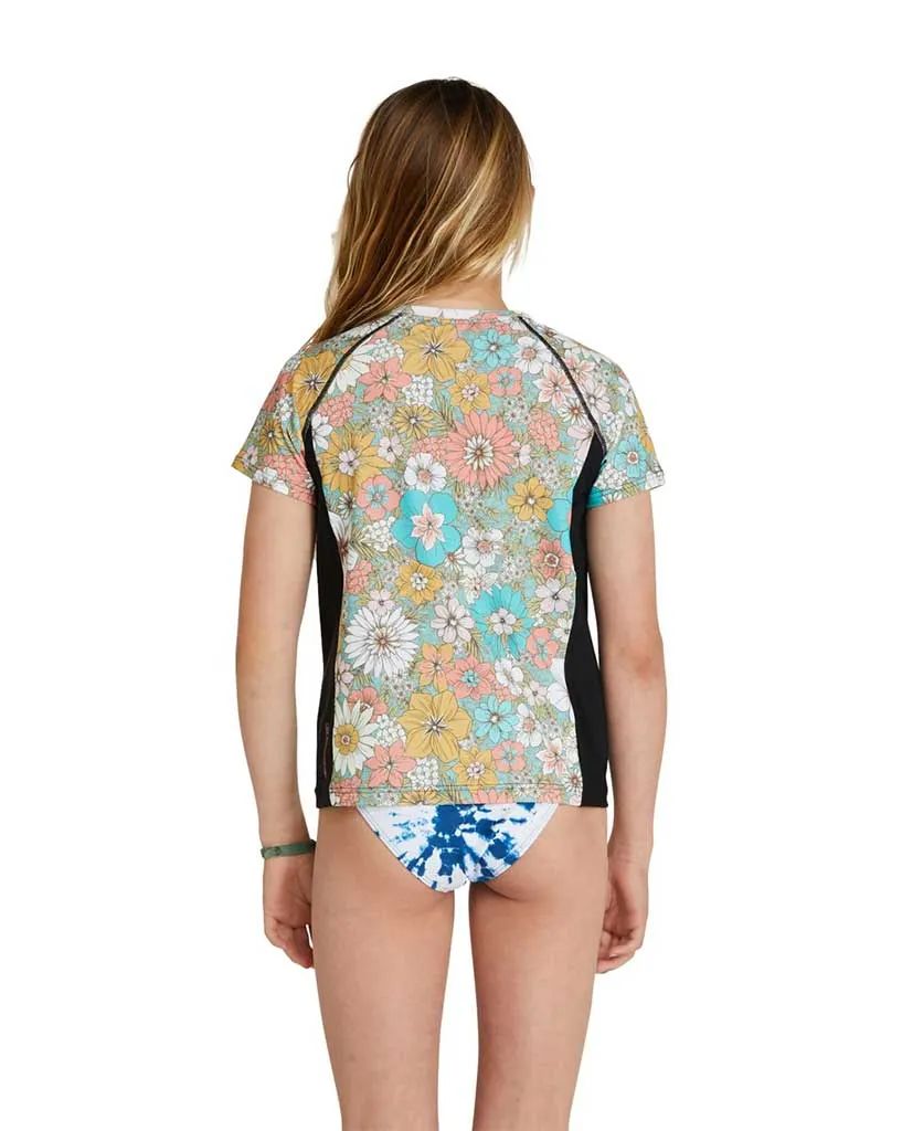 Girls Bahia Uv Ss Rash Tee